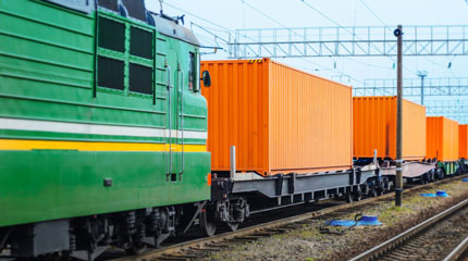 Rail transport from China